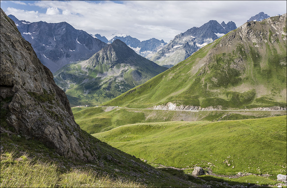 Route du col du Galibier versant  Hautes- Alpes. 
