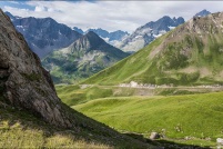 Route du col du Galibier versant  Hautes- Alpes.