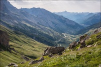 Route du col du Galibier versant  Hautes- Alpes.