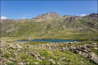 05100 - Névache.  Lac Rond, en amont du lac Long, altitude 2446m. : 05,Névache,Lac,rond