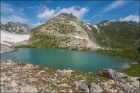 Lac de la Clarée,  altitude 2433m.