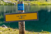 05100 - Névache.  Lac du Serpent, en amont du lac Laramon, altitude 2448m. : 05,Névache,Lac,Serpent