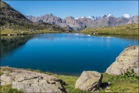 05100 - Névache.  Lac du Serpent, en amont du lac Laramon, altitude 2448m. : 05,Névache,Lac,Serpent