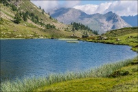 05100 - Névache.  Lac de Cristol, altitude 2245m. : 05,Névache,Lac,Cristol