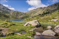 05100 - Névache.  Lac de Cristol, altitude 2245m. : 05,Névache,Lac,Cristol