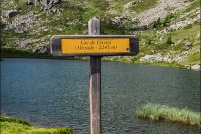 05100 - Névache.  Lac de Cristol, altitude 2245m. : 05,Névache,Lac,Cristol