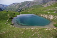 Lac de Clausis, altitude 2440m. 
