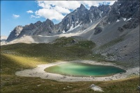 Lac des Rouites, altitude 2382m.