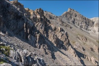 05600-Ceillac.  vu du sentier montant au col de Clausis. : 05,col,Clausis,paysage,Ceillac