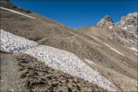 05600 - Ceillac.  Point de vue depuis le sentier conduisant au col Girardin. : 05,Girardin,Sainte,Anne,paysage