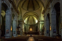 05100 - Briançon.  Intérieur de la Collégiale. : 05,Briançon,Eglise