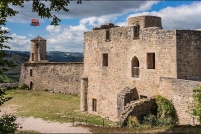 12150-Sévérac-le-château.  Le château. : 12,Sévérac,Château