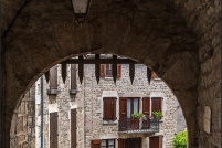 12150-Sévérac-le-château.  Le village. : 12,Sévérac,Château