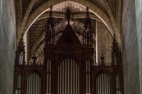 15100-Saint-Flour.  Intérieur de la cathédrale Saint-Pierre. : 15,Saint,Flour,cathédrale-Saint-Pierre,intérieur