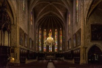 34700 - Lodève.  Cathédrale Saint-Fulcran. : 34,Lodève,cathédrale,Saint,Fulcran