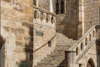 46-Rocamadour.  Le parvis des églises. : 46,Rocamadour,Parvis,églises,chapelle