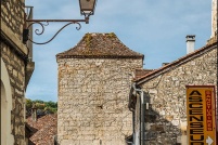 46-Rocamadour.  La Porte Salmon. : 46,Rocamadour,Porte,Salmon