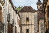 46-Rocamadour.  La Porte Salmon. : 46,Rocamadour,Porte,Salmon