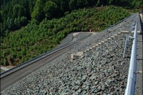 54540-Pierre percée.  Le barrage. : 54,Pierre,percée,barrage,lac