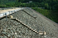 54540-Pierre percée.  Le barrage. : 54,Pierre,percée,barrage,lac