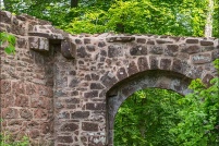 57230 - Philippsbourg.  Ruine du château de Falkenstein. : 57,Philippsbourg,château,ruine,Falkenstein