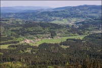 67220 - Urbeis.  Hameau du Climont vu depuis la tour Julius. : 67,Alsace,Climont,point,vue
