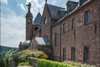 67530-Mont Sainte Odile.  Abbaye de Hohenbourg. : 67,Alsace,Mont-Sainte-Odile