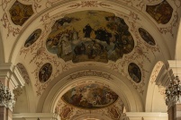 67600-Ebersmunster.  Intérieur de l'Abbatiale. : 67,Ebersmunster,Abbatiale