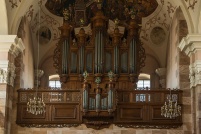 67600-Ebersmunster.  Intérieur de l'Abbatiale. : 67,Ebersmunster,Abbatiale
