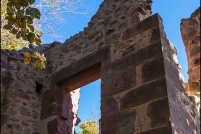 68150 - Ribeauvillé.  Ruine du château du Haut-Ribeaupierre. : 68,Ribeauvillé,château,Haut,Ribeaupierre