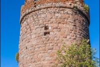 68150 - Ribeauvillé.  Ruine du château du Haut-Ribeaupierre. : 68,Ribeauvillé,château,Haut,Ribeaupierre