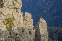 68-Le rocher d'escalade de la Martinwand.