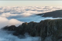 68-Mer de brouillard sur la vallée de Munster. : 68,Mer,Brouillard,vallée,Munster