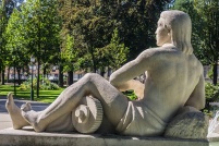 68000-Colmar.  Fontaine Bruat. : 68,haut-rhin,Colmar,Fontaine,Bruat