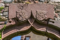 68140-Munster.  Ruine de l'abbaye.
