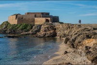 83400-Hyères - Presqu’ile de Giens.  La Tour Fondue. : 83,Hyères,Presqu'île,Giens,tour,fondue