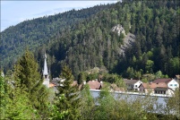 88400-Gérardmer.  La roche du corbeau.