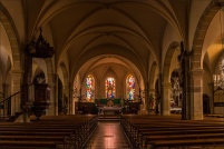 88540-Granges-sur-Vologne.  Intérieur de l'église. : église