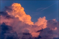 88430 - Arrentès de Corcieux.  Ciel de Sarifaing après le coucher du soleil.