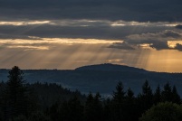 88430 - Arrentès de Corcieux.  Coucher de soleil vu de Sarifaing.