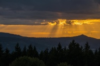 88430 - Arrentès de Corcieux.  Coucher de soleil vu de Sarifaing.