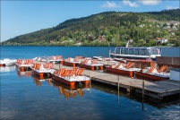 88400-Gérardmer.  Le lac. : 88,Gérardmer,lac,pédalos
