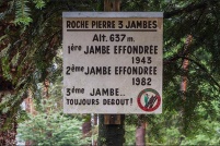 88100-Taintrux.  La Roche Pierre 3 jambes. : 88,Taintrux,roche,pierre,3,trois,jambes