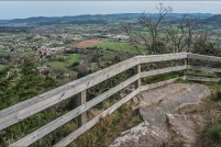 88100-Saint-Dié-des-Vosges.  Roche des Haut-champs. Point de vue sur Herbaville et Saint-Michel-sur-Meurthe. : 88,Saint,Dié,roche,Haut,champs