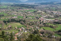 88100-Saint-Dié-des-Vosges.  Roche des Haut-champs. Point de vue sur Herbaville et Saint-Michel-sur-Meurthe. : 88,Saint,Dié,roche,Haut,champs