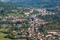88420 - La ville de Moyenmoutier vue depuis la pierre d'Appel.
