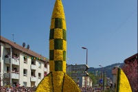 Fête des jonquilles 2011.  Objectif Lune. (Maxime Abel) - 3ème prix des chars espoirs. : 88,Gérardmer,fête,jonquilles