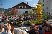Fête des jonquilles 2011.  La fourmilière Bruyèroise. (Cercle d'animation Bruyèrois) - 8ème prix des chars moyens. : 88,Gérardmer,fête,jonquilles